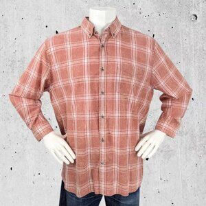 32 Bar Blues Shirt Size XL Plaid Long Sleeve